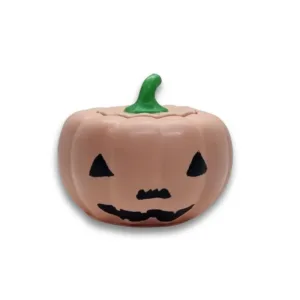 Κερί Σόγιας Halloween Κεραμική πορτοκαλί κολόκυθα με πρόσωπο & άρωμα Pumpkin Souffle