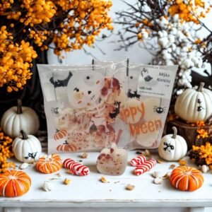 Wax melts Halloween κολοκύθες με πρόσωπο & άρωμα Μήλο-Κανέλα - 50 gr