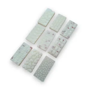 Wax melts Λευκές mini μπάρες σοκολάτας σε διάφορα σχέδια (2 τμχ) - 30 gr