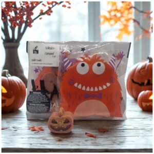 Wax melts Halloween κολοκύθες με πρόσωπο & άρωμα Whiskey Caramel - 50 gr