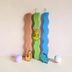 Λαμπάδα αρωματική κυματιστή Δεινόσαυρος