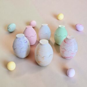 Πασχαλινό αυγό από πορσελάνη με αρωματικό κερί